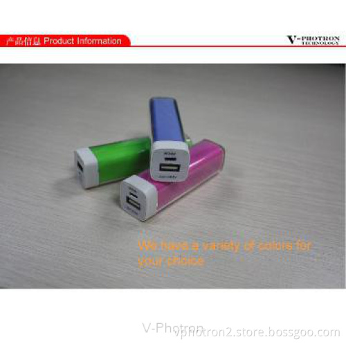 bright color of 2600mah power bank for samsung